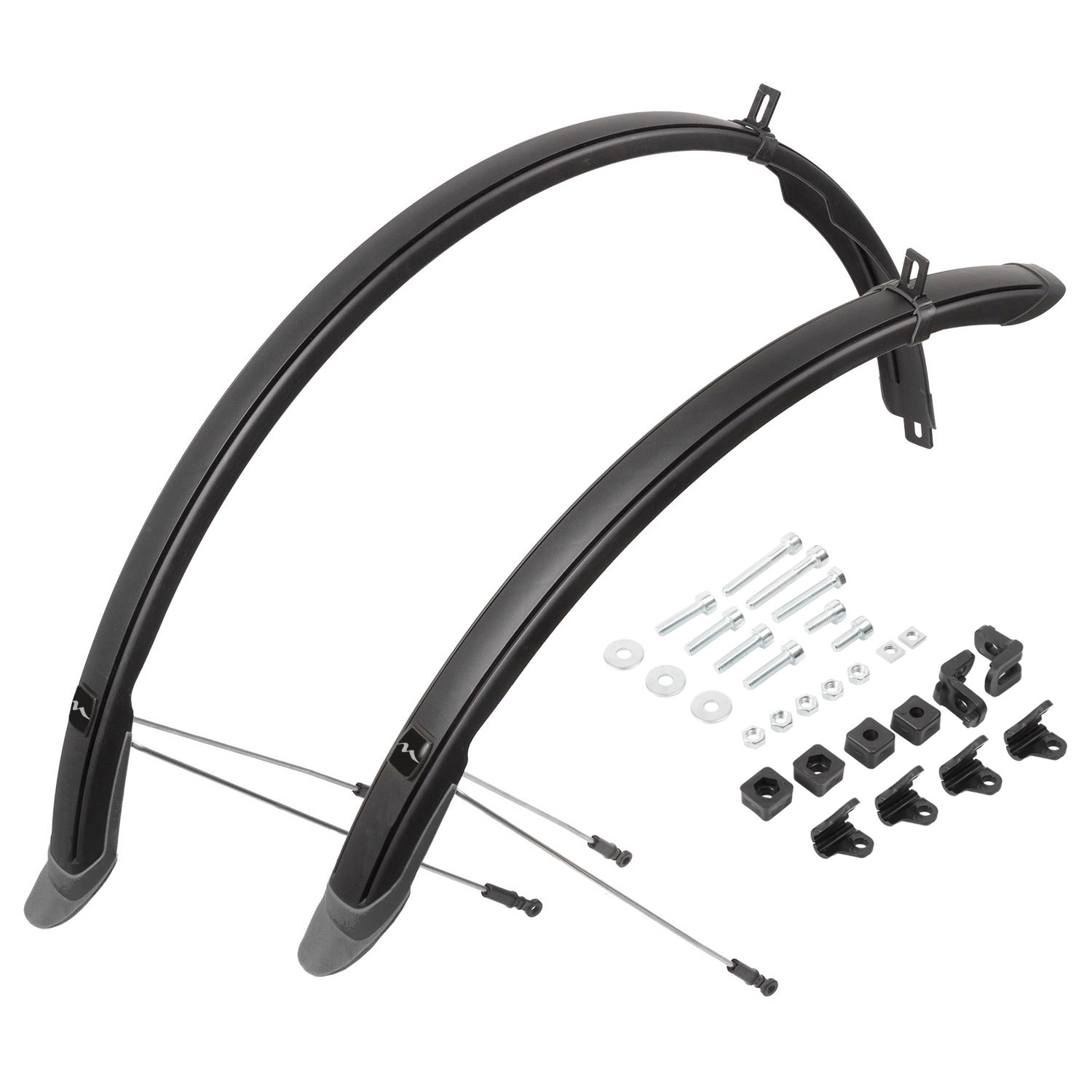 M-Wave Schutzblech-Set 28 Zoll Silber - Für Cityräder Mit 45mm Breite